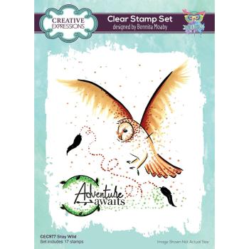 Creative Expressions - Stempelset "Stay wild" Clear Stamps 6x8 Inch Design by Bonnita Moaby