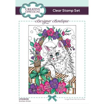 Creative Expressions - Stempelset "Smitten kitten" Clear Stamps 15,2x10,15cm