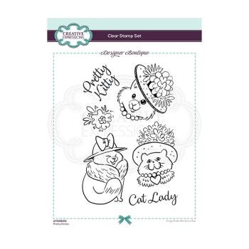 Creative Expressions - Stempelset A5 "Hübsche Kätzchen" Clear Stamps