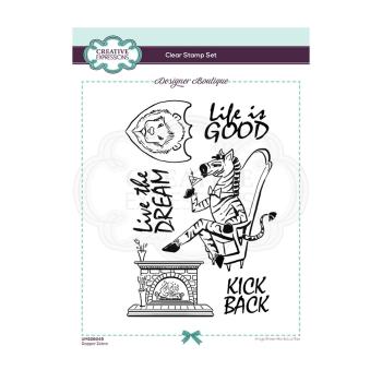 Creative Expressions - Stempelset A5 "Gepflegtes Zebra" Clear Stamps