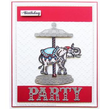 Creative Expressions - Stanzschablone "Carousel" Craft Dies Design by Sue Wilson
