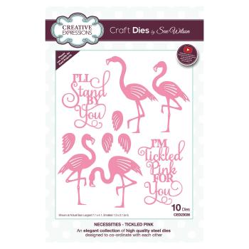 Creative Expressions - Stanzschablone "Necessities Tickled Pink" Craft Dies Design by Sue Wilson