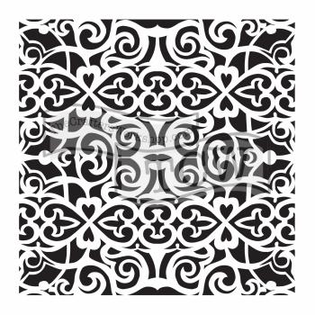 The Crafters Workshop - Schablone 30x30cm "Scrollwork" Template