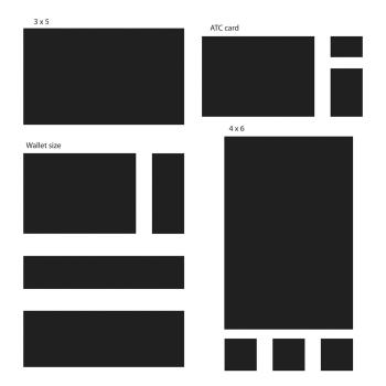 The Crafters Workshop - Schablone 30x30cm "Basic Rectangles" Template