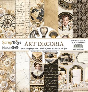ScrapBoys - Designpapier "Art Decoria" Paper Pack 12x12 Inch - 12 Bogen