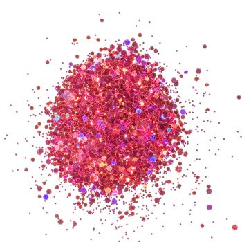 Cosmic Shimmer - Glitzermischung "Cherry red" Glitterbitz 25ml