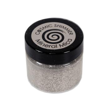 Cosmic Shimmer - Farbpulver mit Graniteffekt "Bianco Silver" Mineral Mica 50ml