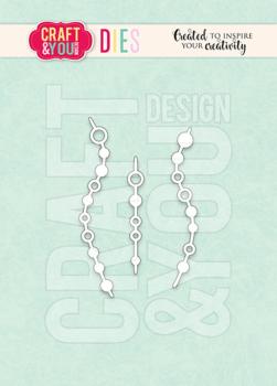 Craft & You Design - Stanzschablone "Decorative Hanging Strips 2" Dies
