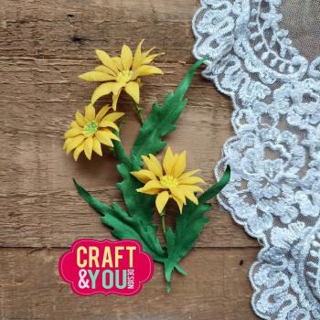 Craft & You Design - Stanzschablone "Magda's Sunflower" Dies