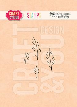 Craft & You Design - Stempelset "Leaves Veins" Clear Stamps