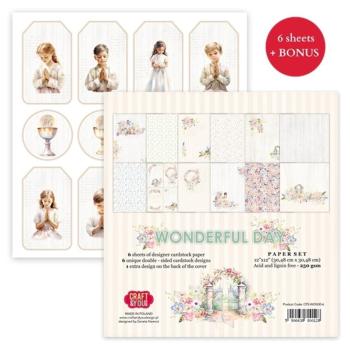 Craft & You Design - Designpapier "Wonderful Day" Paper Pad 12x12 Inch - 12 Bogen