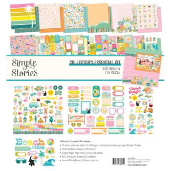 Simple Stories - Collectors Essential Kit "Just Beachy" 12 Bogen Designpapier