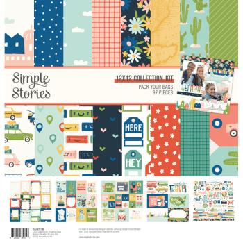 Simple Stories - Collections Kit "Pack Your Bags" 12 Bogen Designpapier