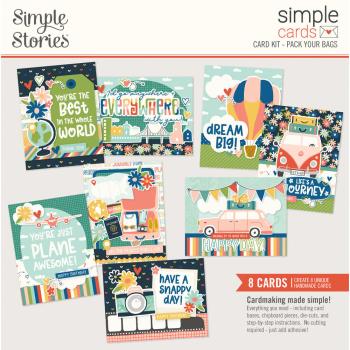 Simple Stories - Cards Kit "Pack Your Bags"