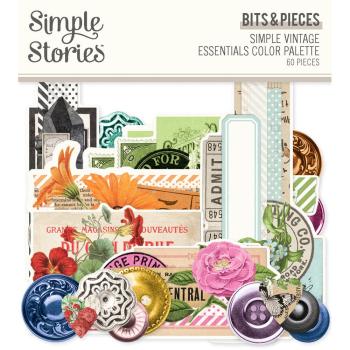 Simple Stories - Stanzteile "Simple Vintage Essentials Color Palette" Bits & Pieces