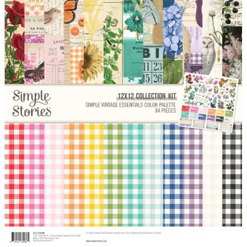 Simple Stories - Collections Kit "Simple Vintage Essentials Color Palette" 12 Bogen Designpapier
