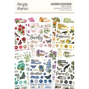 Simple Stories - Aufkleber "Simple Vintage Essentials Color Palette Designer" Sticker Book