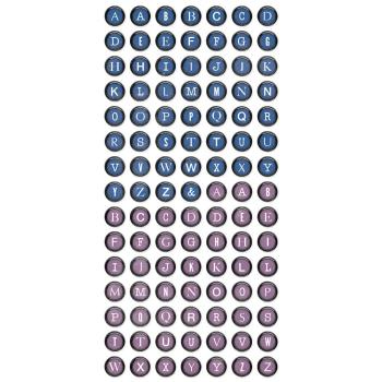 Preview: Simple Stories - Aufkleber "Simple Vintage Essentials Color Palette Type Keys Cool" Foam Sticker