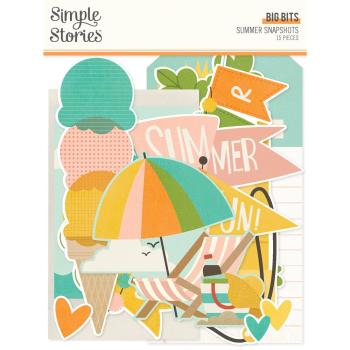 Simple Stories - Stanzteile "Summer Snapshots" Big Bits & Pieces 