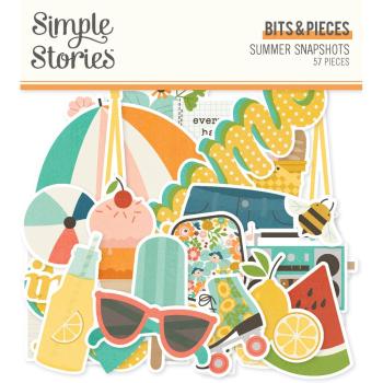 Simple Stories - Stanzteile "Summer Snapshots" Bits & Pieces 