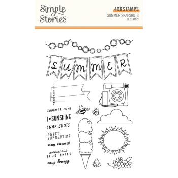 Simple Stories - Stempelset "Summer Snapshots" Clear Stamps 