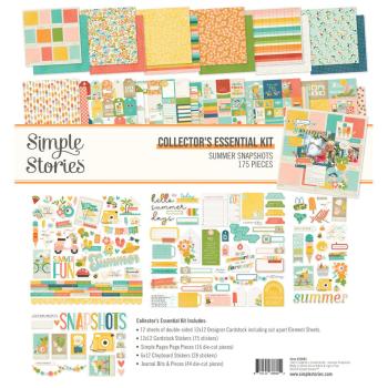 Simple Stories - Collectors Essential Kit " Summer Snapshots" 12 Bogen Designpapier