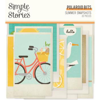 Simple Stories - Stanzteile "Summer Snapshots" Polaroid Bits & Pieces 