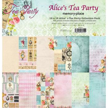 Memory Place - Designpapier "Alice's Tea Party" Paper Pack 12x12 Inch - 12 Bogen