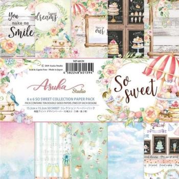 Memory Place - Designpapier "So Sweet" Paper Pack 6x6 Inch - 10 Bogen