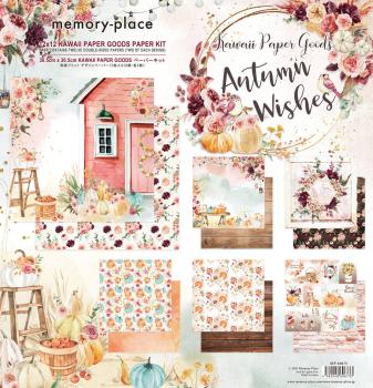 Memory Place - Designpapier "Autumn Wishes" Paper Pack 12x12 Inch - 12 Bogen