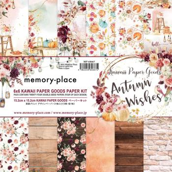 Memory Place - Designpapier "Autumn Wishes" Paper Pack 6x6 Inch - 24 Bogen