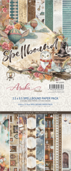 Memory Place - Designpapier "Spellbound" Slimline Paper Pack 3,5x8,5 Inch - 24 Bogen