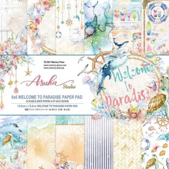 Memory Place - Designpapier "Welcome to Paradise" Paper Pack 6x6 Inch - 24 Bogen