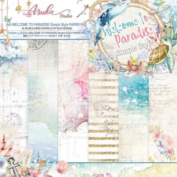 Memory Place - Designpapier "Welcome to Paradise Simple Style" Paper Pack 6x6 Inch - 24 Bogen