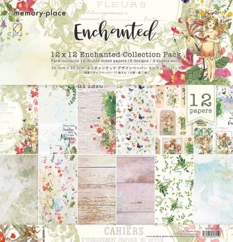 Memory Place - Designpapier "Enchanted" Paper Pack 12x12 Inch - 12 Bogen