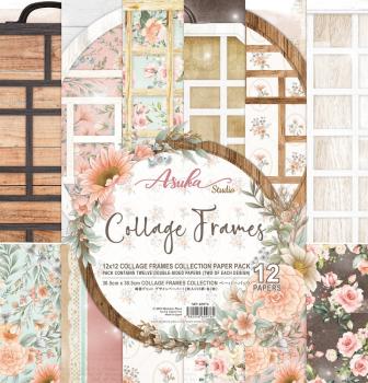 Memory Place - Designpapier "Collage Frames" Paper Pack 12x12 Inch - 12 Bogen