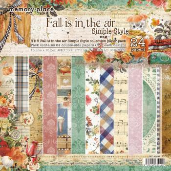 Memory Place - Designpapier "Fall Is In The Air Simple Style" Paper Pack 6x6 Inch - 24 Bogen