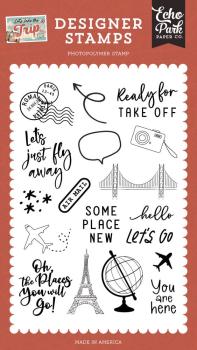 Echo Park - Stempelset "Some Place New" Clear Stamps