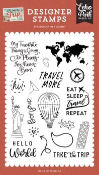 Echo Park - Stempelset "Hello World" Clear Stamps