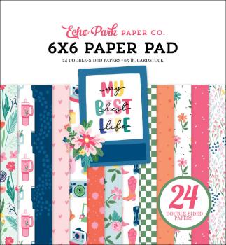 Echo Park - Designpapier "My Best Life" Paper Pack 6x6 Inch - 24 Bogen