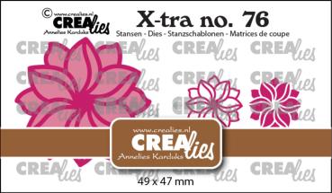 Crealies - Stanzschablone "No. 76 Fantasy Flower A Small" X-tra Dies