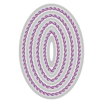 Sizzix - Stanzschablone "Clare Classic Ovals" Framelits Craft Dies Design by Stacey Park