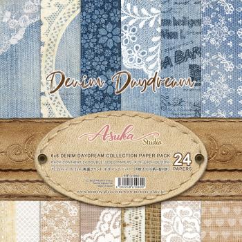 Memory Place - Designpapier "Denim Daydream" Paper Pack 6x6 Inch - 24 Bogen