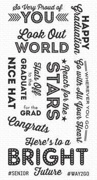 My Favorite Things Stempelset "Happy Graduation" Clear Stamps
