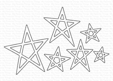 My Favorite Things - Stanzschablone "Lucky Stars" Die-namics
