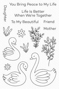 My Favorite Things - Stempelset "Tranquil Swans" Clear Stamps