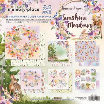 Memory Place - Designpapier "Sunshine Meadows" Paper Pack 6x6 Inch - 24 Bogen