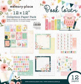 Memory Place - Designpapier "Book Lover" Paper Pack 12x12 Inch - 12 Bogen