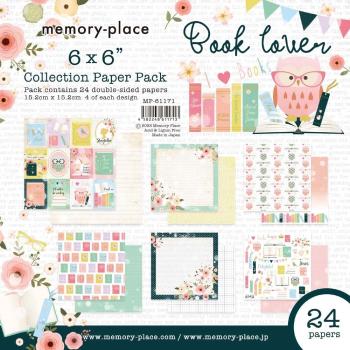 Memory Place - Designpapier "Book Lover" Paper Pack 6x6 Inch - 24 Bogen