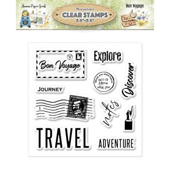 Memory Place - Stempelset "Bon Voyage" Clear Stamps